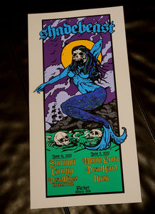 5 Year Annivesary Show screened poster, 12x24", limited/numbered