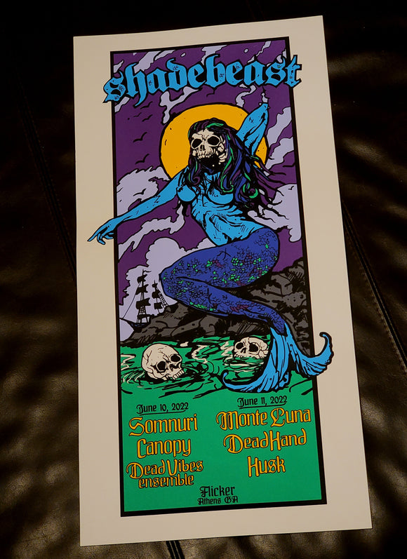 5 Year Annivesary Show screened poster, 12x24