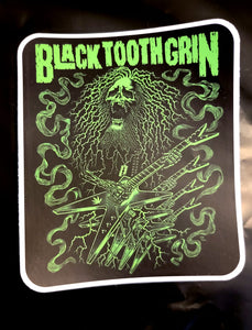 Max Siebel "Black Tooth Grin" sticker 5x5"