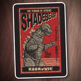 Shadebeast Godzilla tee and sticker bundle