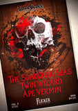 02-05-22 Shadebeast Presents, The Sundering Seas, Twin Wizard, Ape Vermin, 13X19", show poster