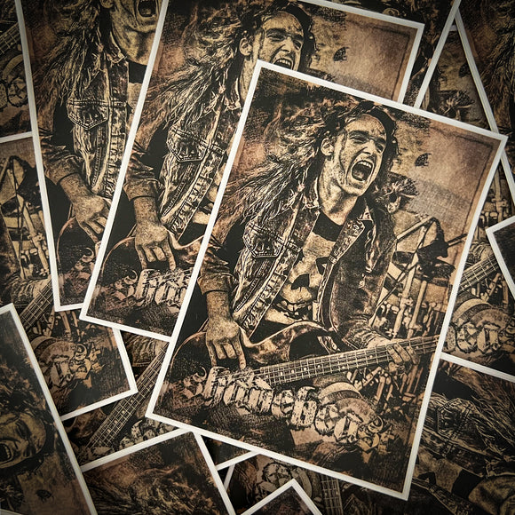 Rebirth 6. Cliff Burton Sticker 5-Pack