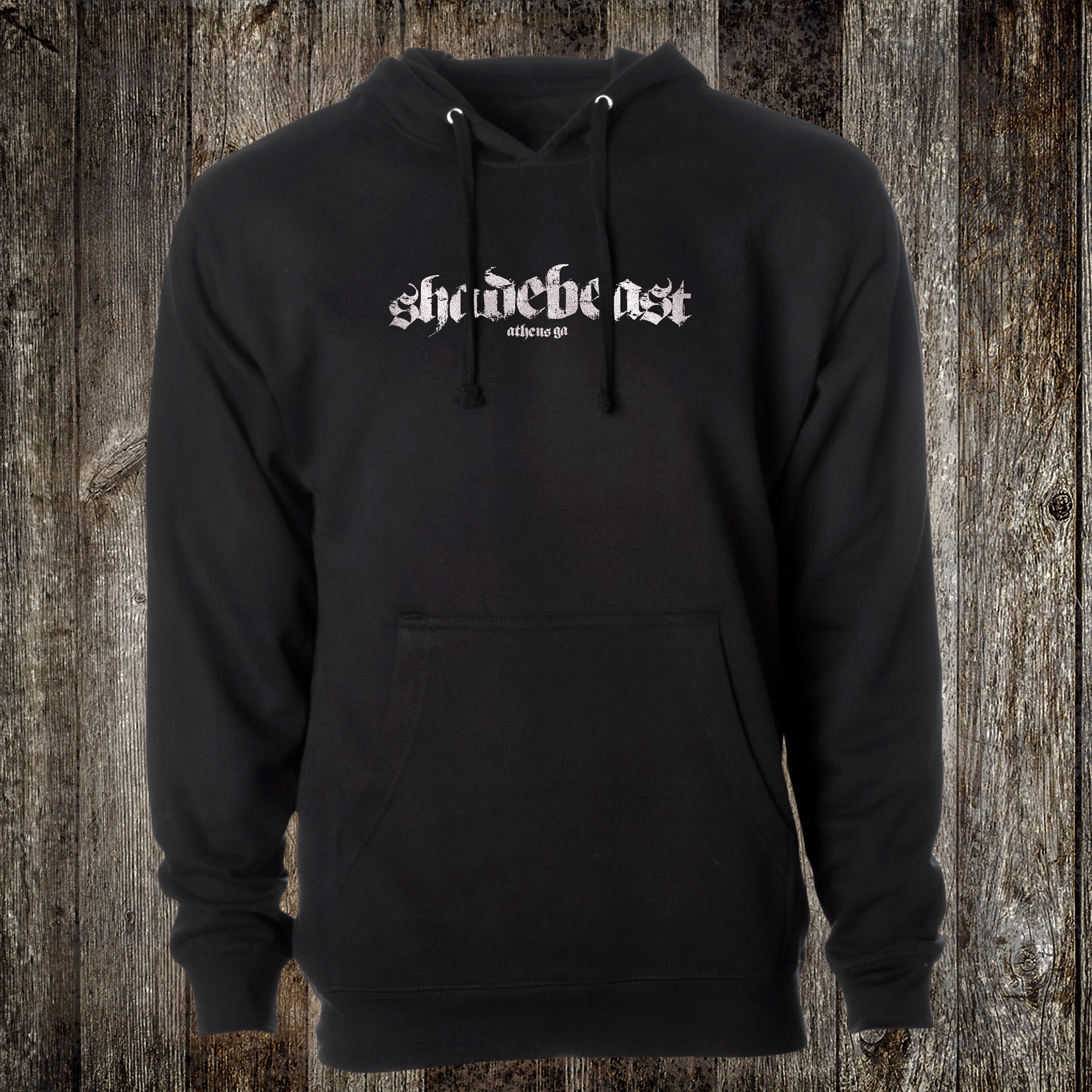 King Gnu Crest LOGO HOODIE 茶  S mockup-of-a-man-posing-with-