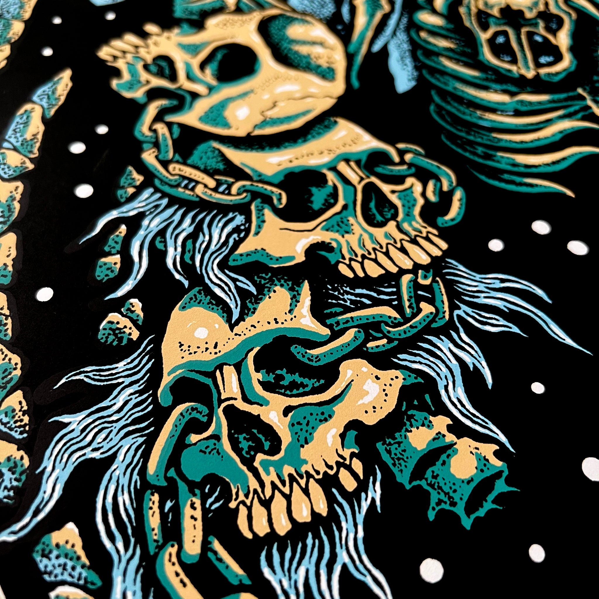 Clutch Of Skulls Screen Printed Poster. – SHADEBEAST