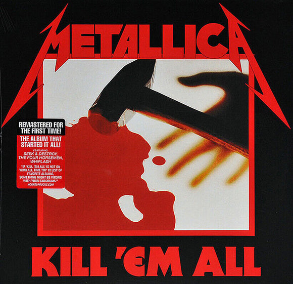 Metallica – Kill 'Em All, vinyl LP, 180g black, BLCKND003R-1, new