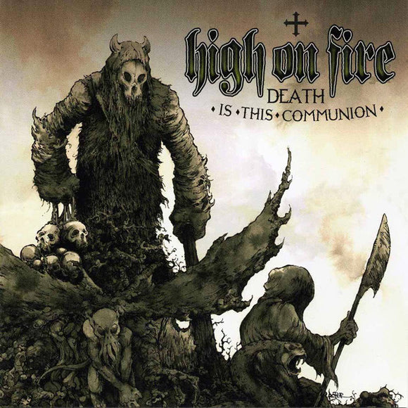 High on Fire - Death is This Communion, vinyl 2xLP, swamp green/bone galaxy, RR 6705-1, new