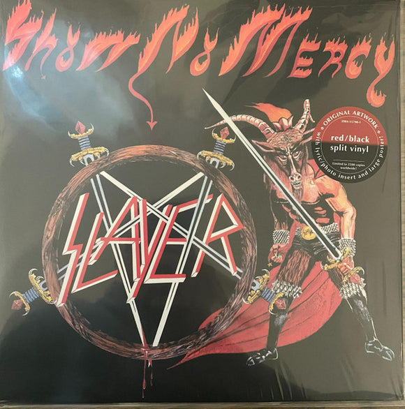 Slayer - Show No Mercy, vinyl LP, red and and black split, 03984-1579116, new