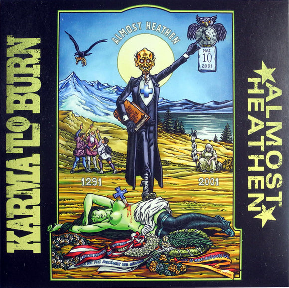 Karm to Burn - Almost Heathen, vinyl LP, yellow transparent, HPS199, new