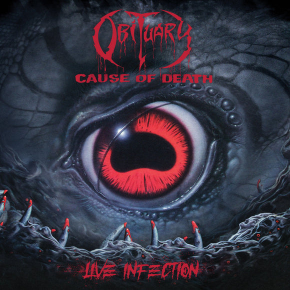 Obituary - Cause of Death: Live Infection, vinyl LP, blood red, RR7509, new