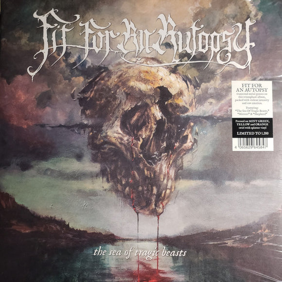 Fit For An Autopsy – The Sea Of Tragic Beasts, vinyl LP, green w/yellow & orange splatter, NB 5133, new