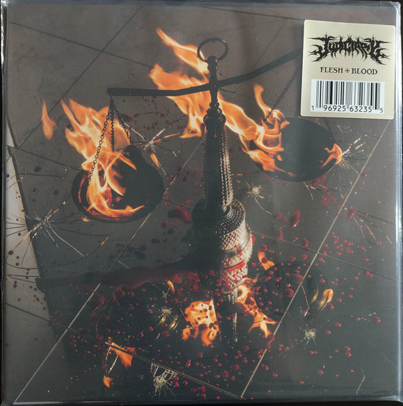 Judiciary - Flesh + Blood, 45 RPM, vinyl LP, silver with splatter, CCA105, new