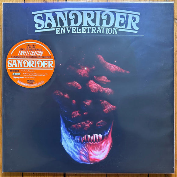 Sandrider - Enveletration, vinyl LP, white & blue handpour, SRR012, new