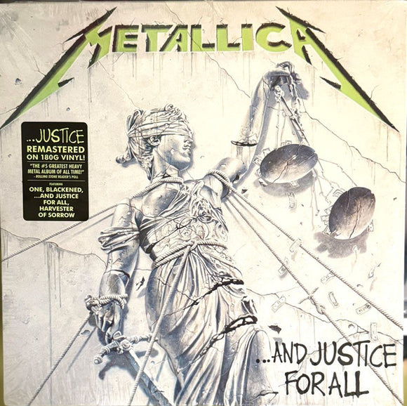 Metallica – ...And Justice For All, vinyl 2xLP, 180g black, BLCKND007R-1, new