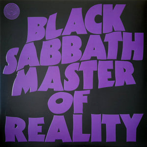 Black Sabbath – Master of Reality, vinyl LP, 180g black, BMGRM055LP, new