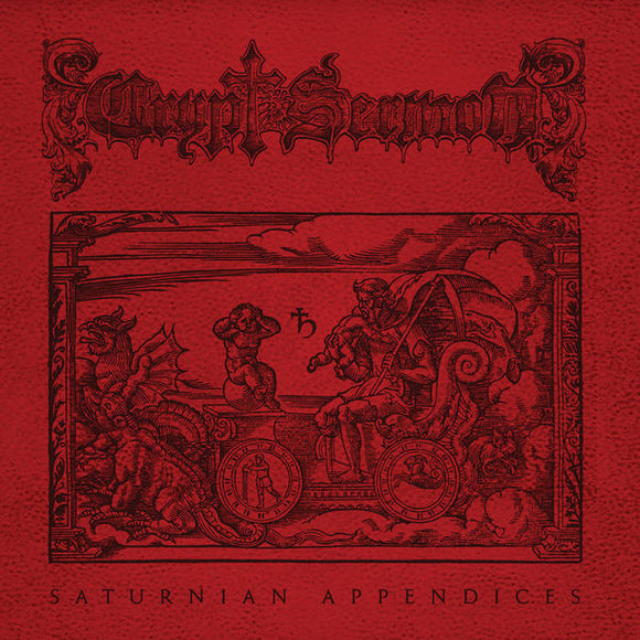 Crypt Sermon – Saturnian Appendices, vinyl EP, clear with sparkles, DDR 341EP, new