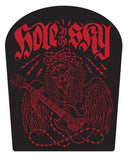 Max Siebel "Hole in the Sky" Tee, red on black w/STICKER