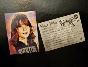Matt Pike Shadebeast Trading Card, signed by Matt