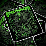 Max Siebel "Black Tooth Grin" tee, dimebag green on black w/STICKER