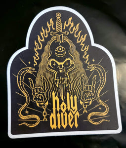 Max Siebel "Holy Diver" sticker 5x5"