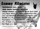 Heavy Metal Series #1 - Lemmy Kilmister