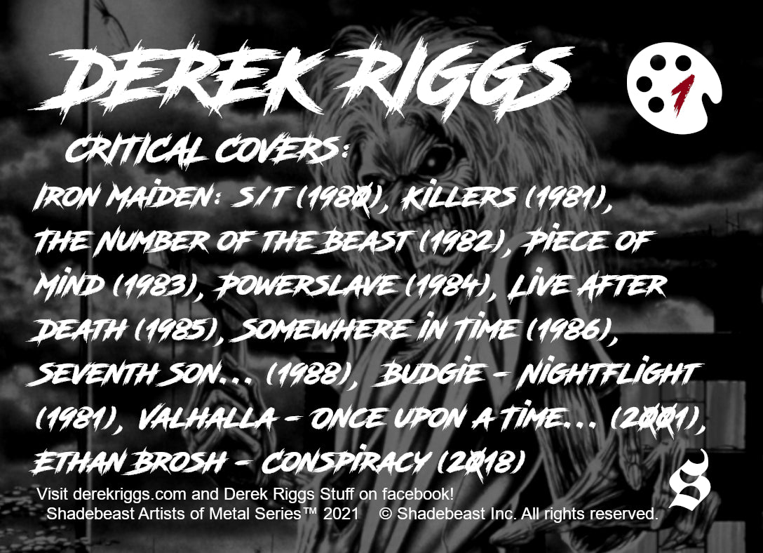 Artists of Metal Series #1 - Derek Riggs – SHADEBEAST